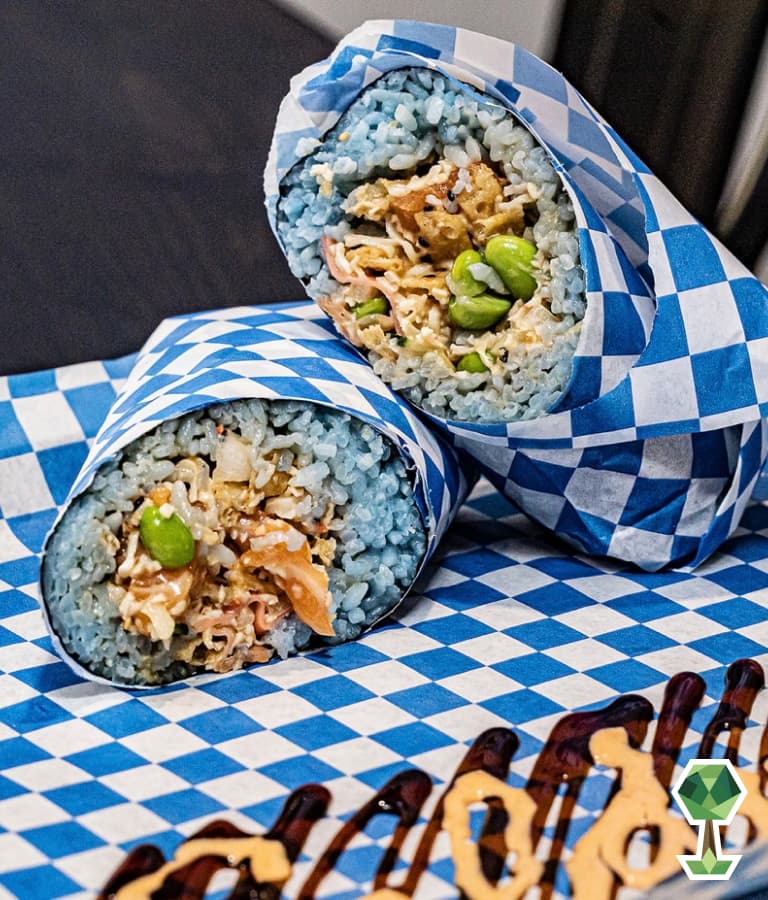 A rice wrap