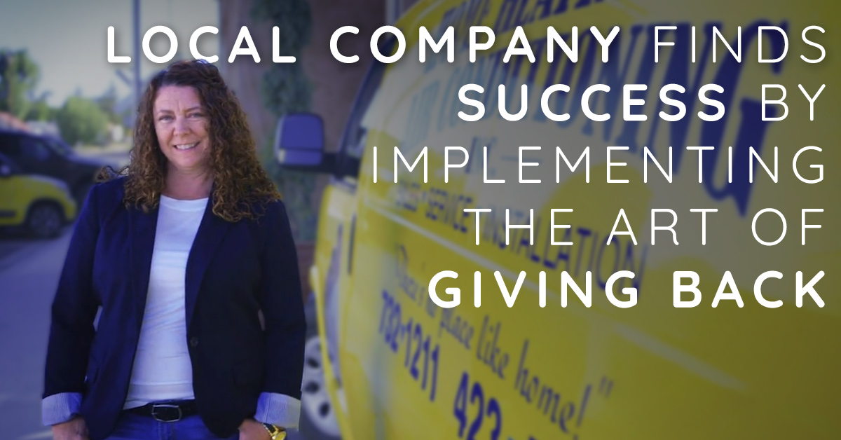 Local Company Finds Success by Implementing the Art of Giving Back